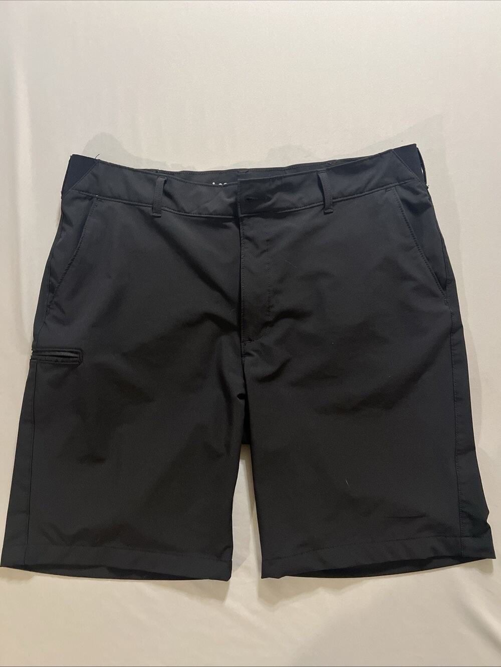 Lee Performance Series Stretch Tri-Flex Shorts 40” Black Loose Fit Athletic
